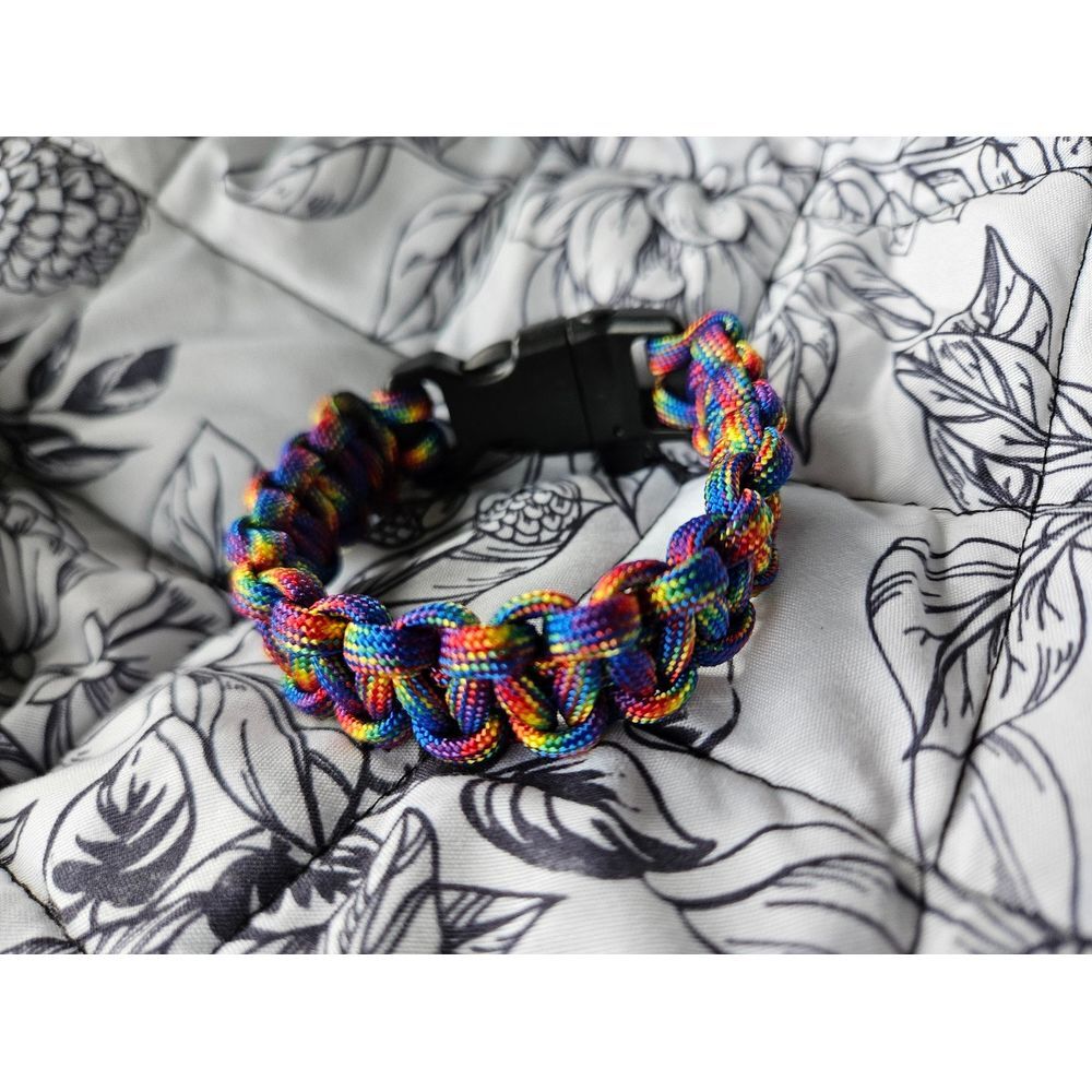 Handmade paracord bracelet size 7.5"‎ autism
